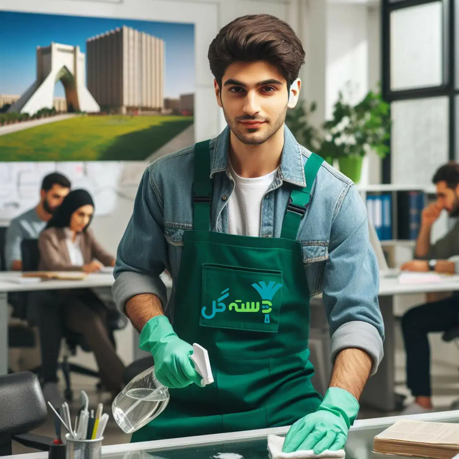 نظافت ساختمان، شرکت خدماتی نظافتی منزل/محل کار