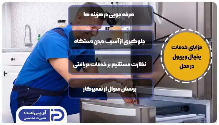 تعمیرات یخچال ویرپول در تمامی مناطق تهران