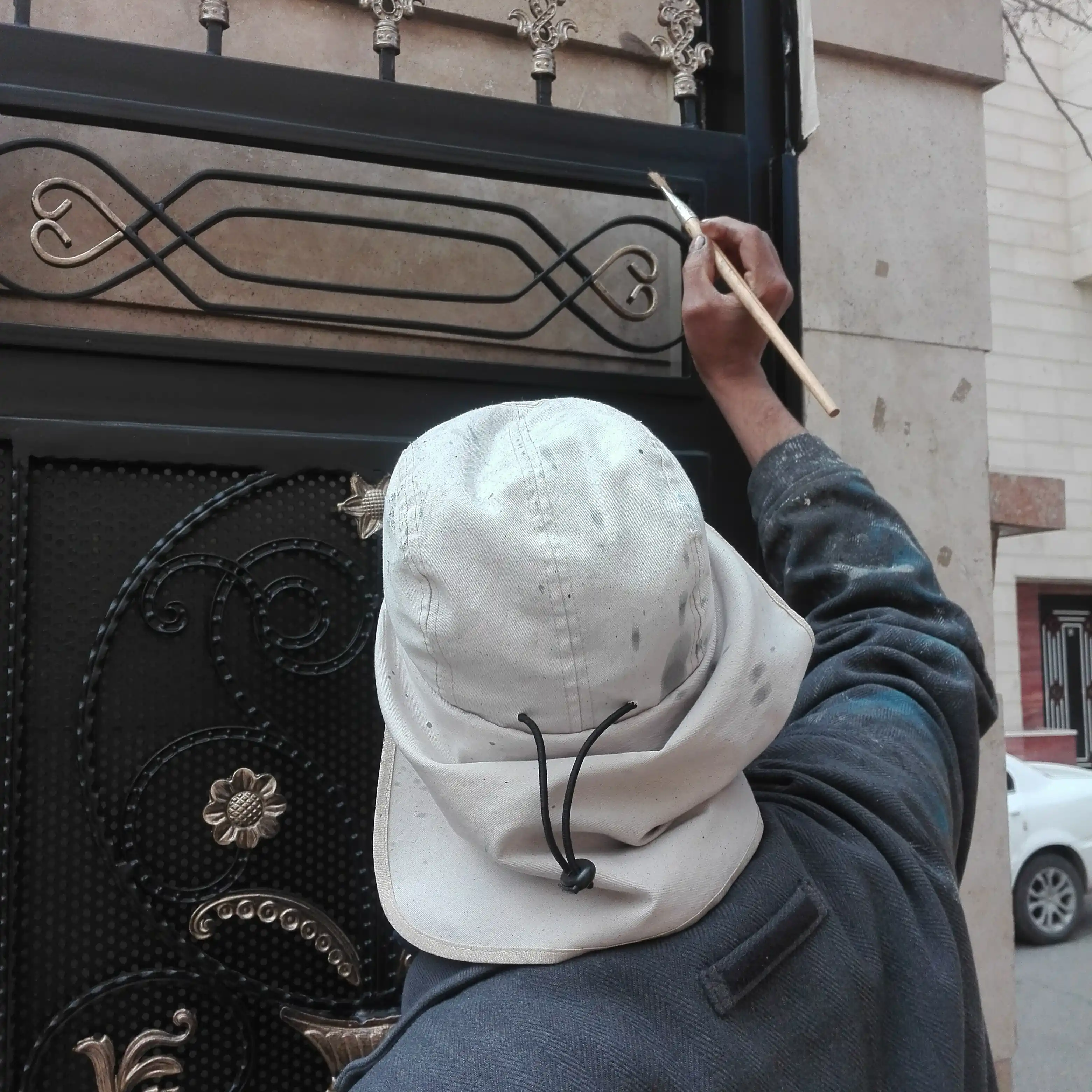 نقاشی ساختمان/رنگ آمیزی درب پارکینگ پنجره در کرج