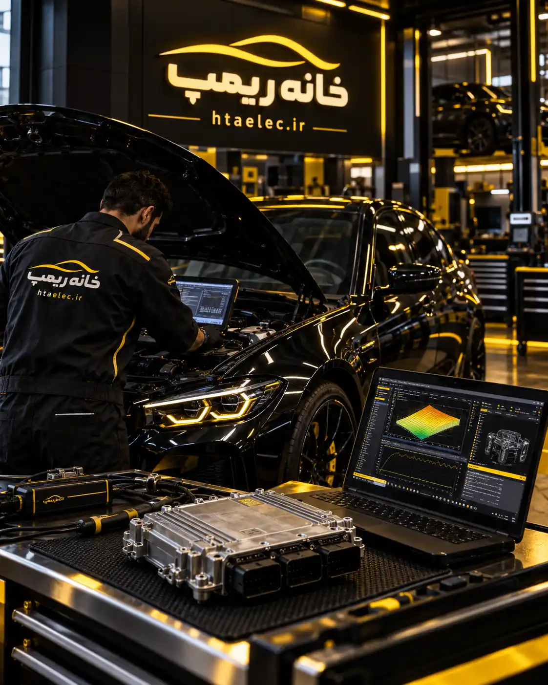 خانه ریمپ / ریمپ خودرو / تعمیر ایسیو / تنظیم موتور